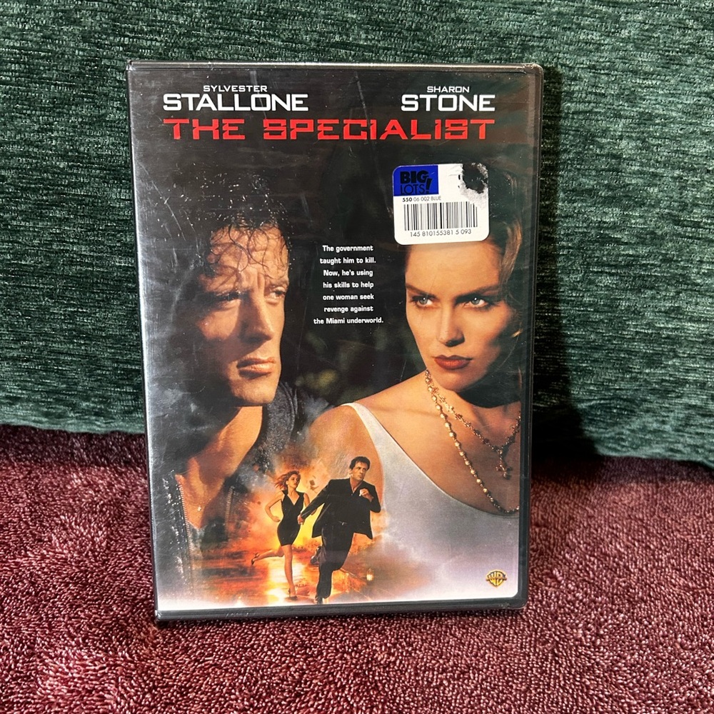 The Specialist DVD 1998 Sylvester Stallone Sharon Stone Action Movie NEW SEALED